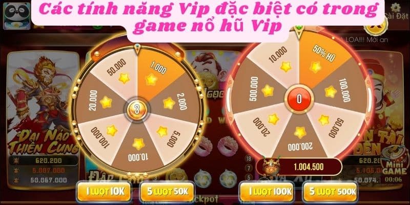 Các tính năng đặc biệt trong game nổ hũ Vip