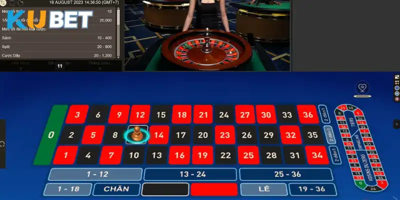 Những loại cược phổ biến nhất khi chơi roulette trực tuyến